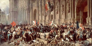 Félix Philippoteaux, Épisode de la Révolution de 1848 : Lamartine repoussant le drapeau rouge à l’Hôtel de Ville, le 25 février 1848