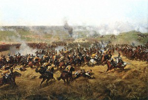  La bataille de la Moskova. Positions à 12h30.